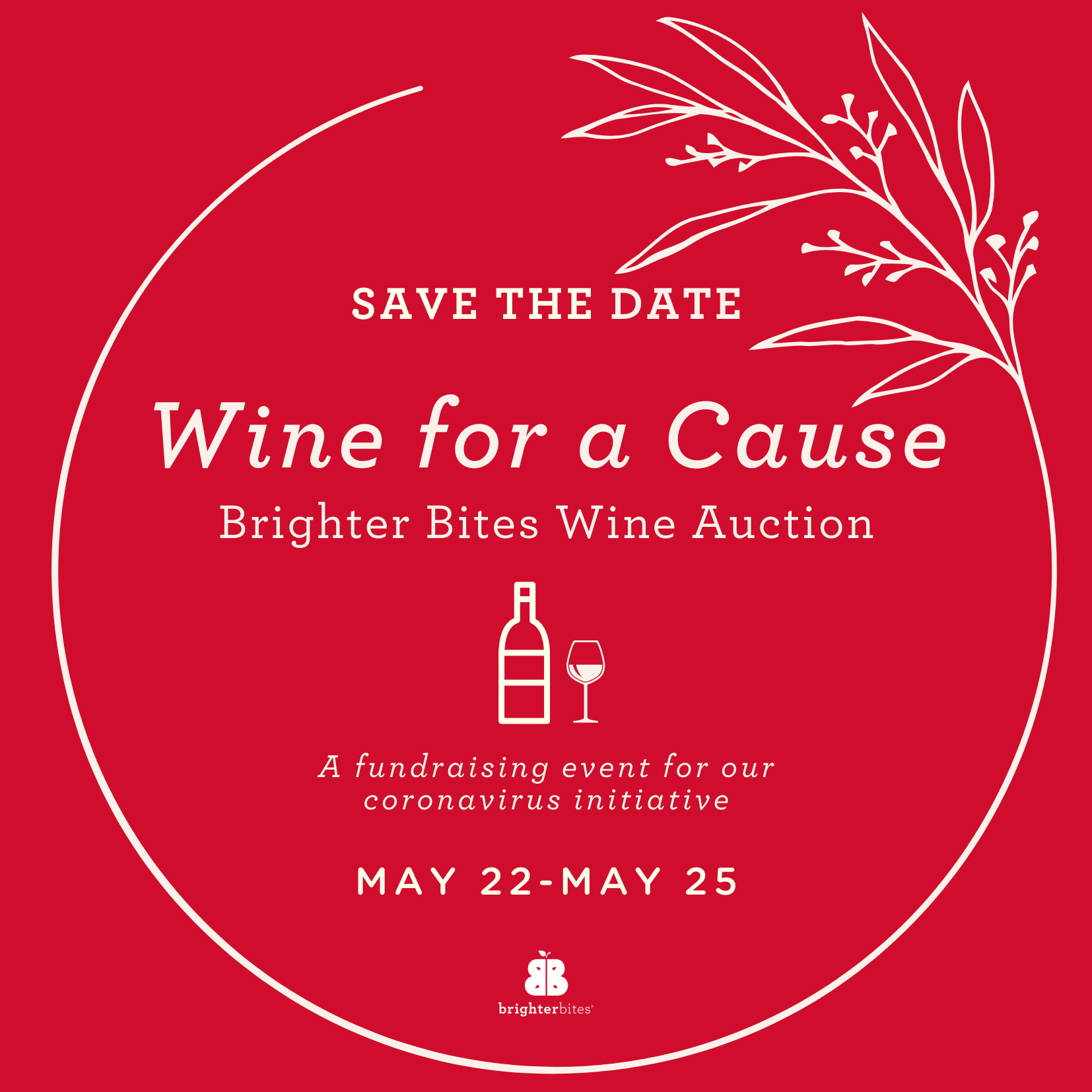 Save the date for Wine for a Cause